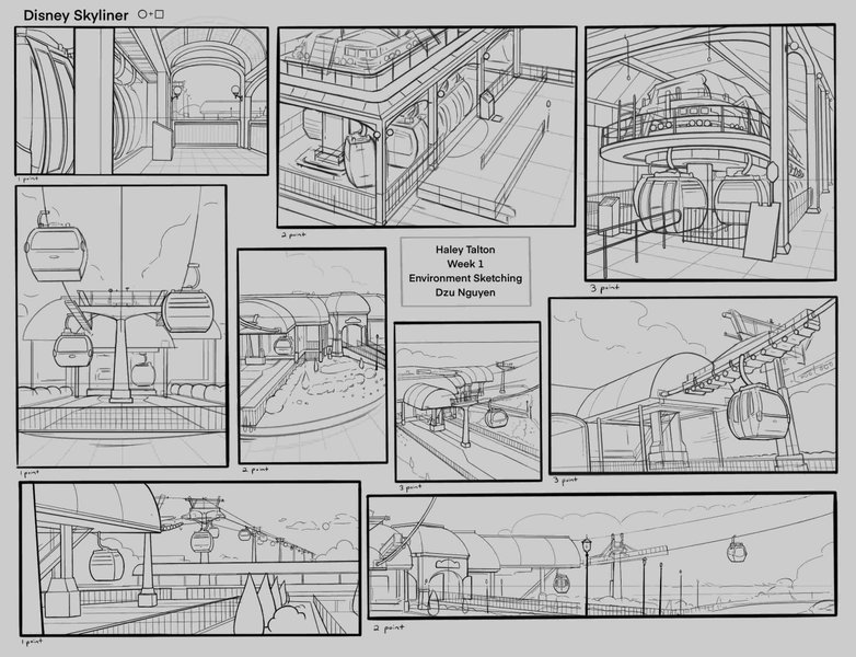 Lillian Lai's Sketchblog: Armand Serrano's Environment Sketching for  Production Class Review