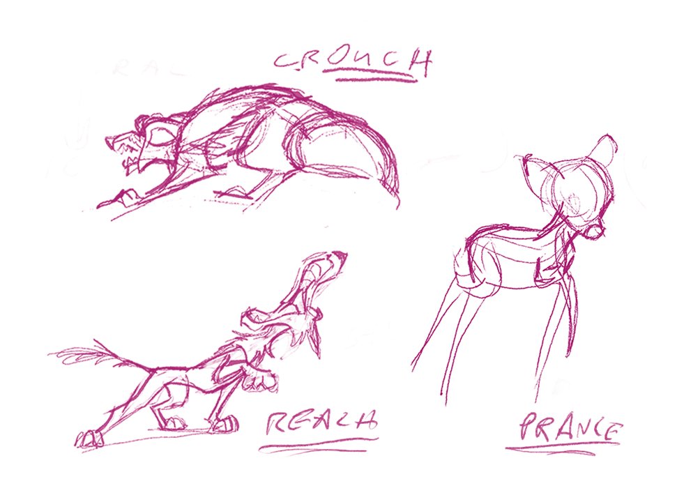 Accenting the Action in Your Animal Sketches
